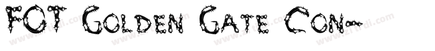 FOT Golden Gate Con字体转换